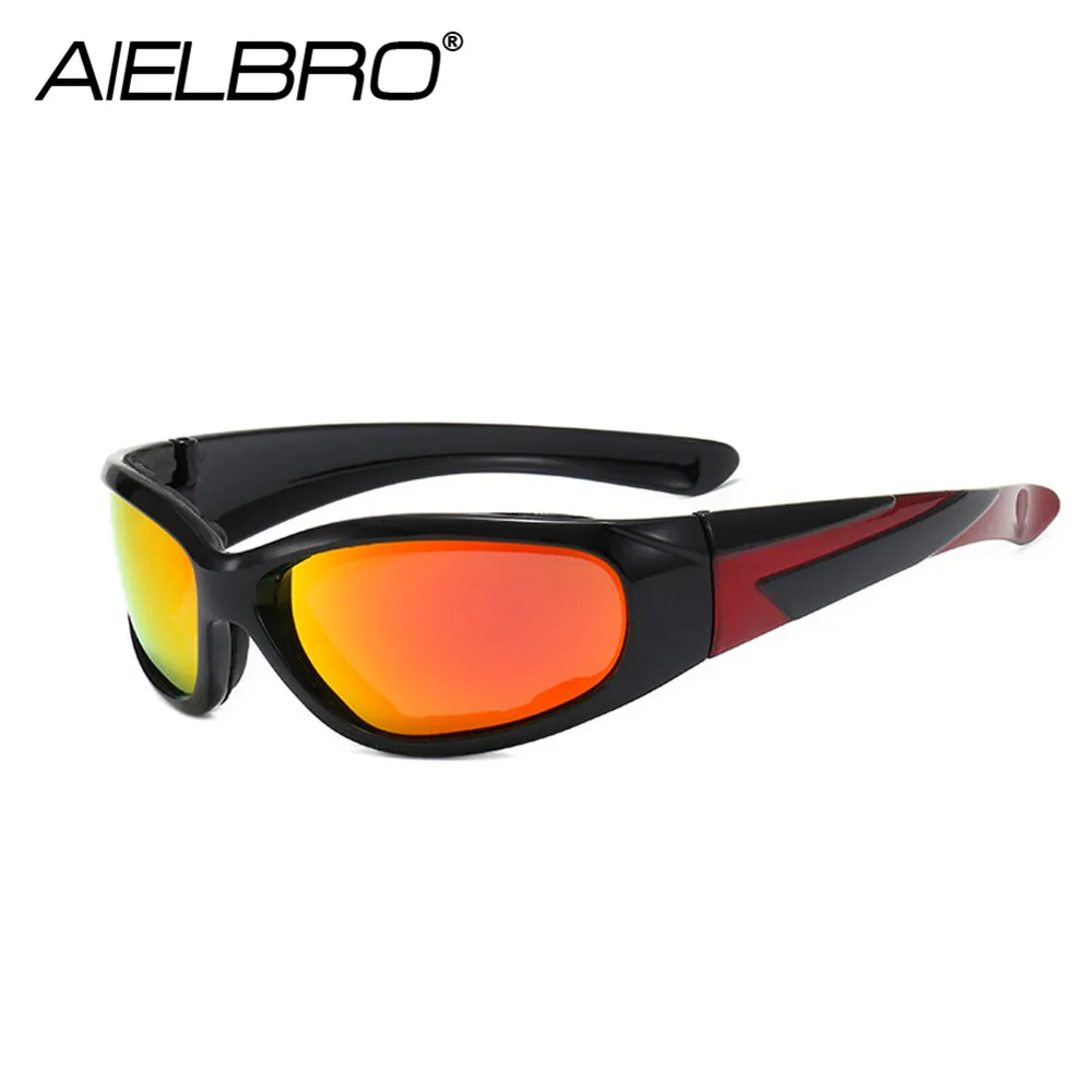 

AIELBRO Professional Polarized Cycling Glasses Bike Goggles Sports MTB Bicycle Sunglasses Hiking Running Camping Eyewear UV 400