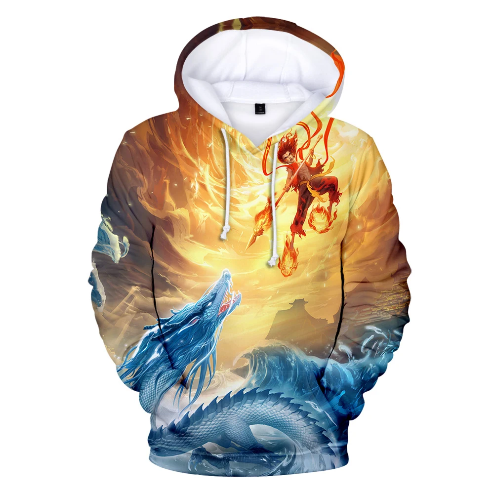 

3D Print Nezha Nalakuvara Hoodies Women/Men Fashion Long Sleeve Winter/Autumn Hooded Sweatshirts Casual Streetwear Clothes