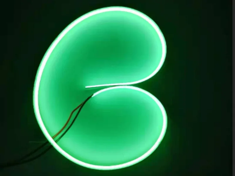 Green color ZZEL ZYEL высокая плотность гибкий FR4 cob/Fob светодиодный светильник 14 Ватт/м 12 В 24 в белый/теплый белый/желтый/красный/синий/зеленый 0,5 м-5 м - Испускаемый цвет: Green color