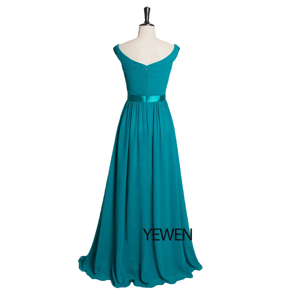 Robe De Soiree элегантное вечернее платье трапециевидной формы с v-образным вырезом и рюшами длинное синее торжественное свадебное платье LT2727