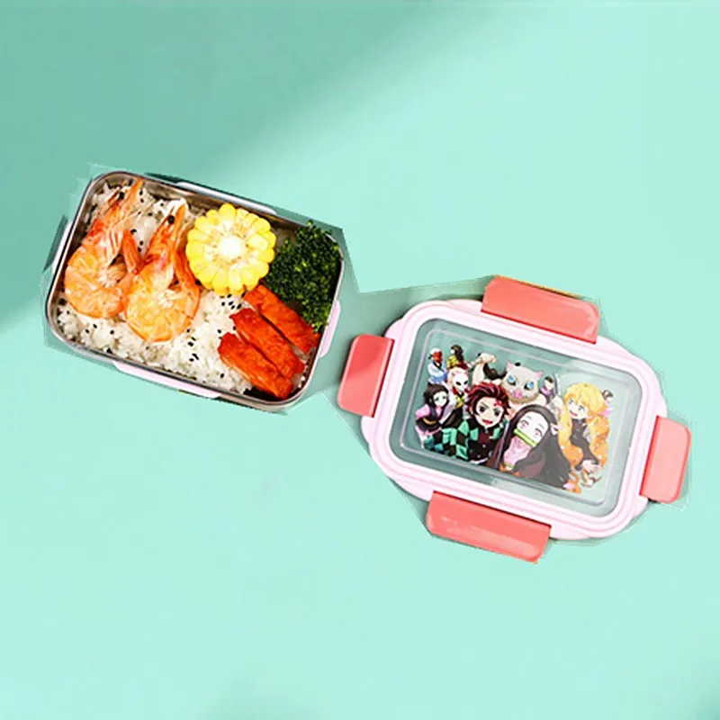 鬼滅の刃 LUNCH BOX Roffatide Anime Demon Slayer Compartment All-in-One Bento
