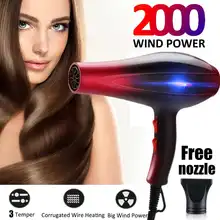 2000 Вт Профессиональный фен высокой мощности Инструменты для укладки фен горячий и холодный фен для домашнего гостиничного салона