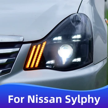 

Headlight Assembly for Nissan Sentra 2006-2018 Bluebird Sylphy LED headlight Full LED light source sequential turn signal