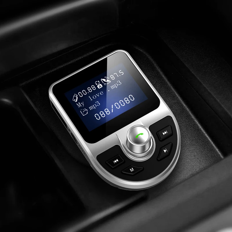 BT39 fm-передатчик, беспроводной Bluetooth автомобильный комплект, Автомобильный MP3-плеер, радио, аудио адаптер, USB зарядное устройство, автомобильные передатчики