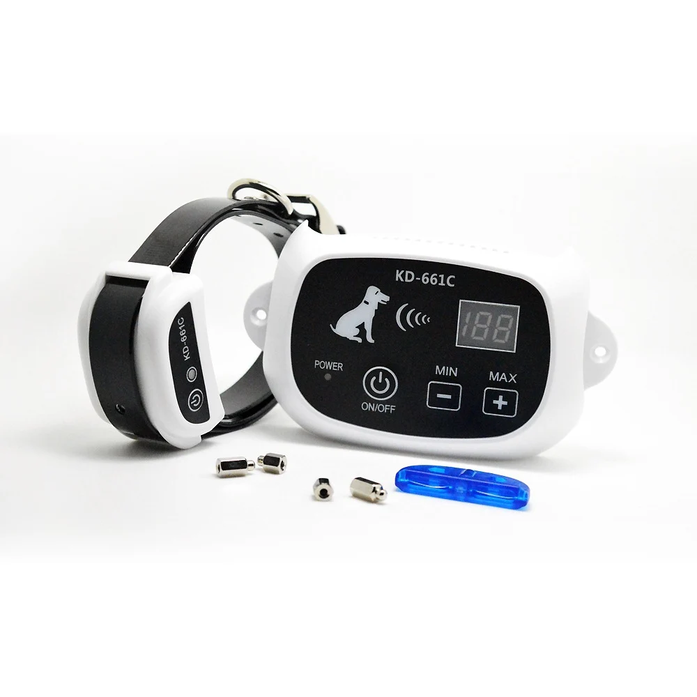 

1 Pcs Waterproof Wireless Remote Dog Fence System Pet 0-100 Level Electronic Fencing Device Dog Training Collar Electric Shock