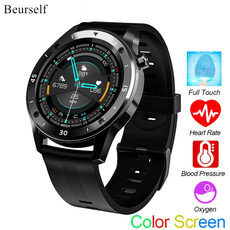 

Beurself Smart Watch F22 Men Touch Fitness Tracker Heart Rate Smart Bracelet Women Blood Pressure Clock Call Message Sport Band