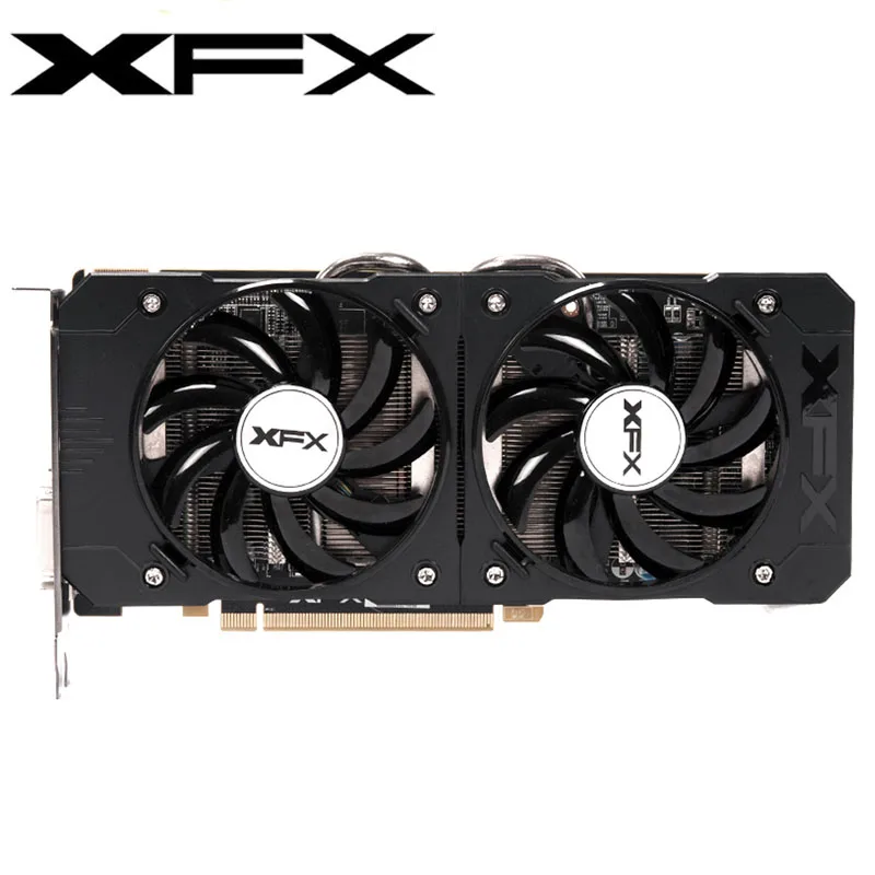Видеокарта XFX R9 370 2 Гб 256 бит GDDR5 для видеокарт AMD серии 300 RX560 470 570 460 580 480 б/у |
