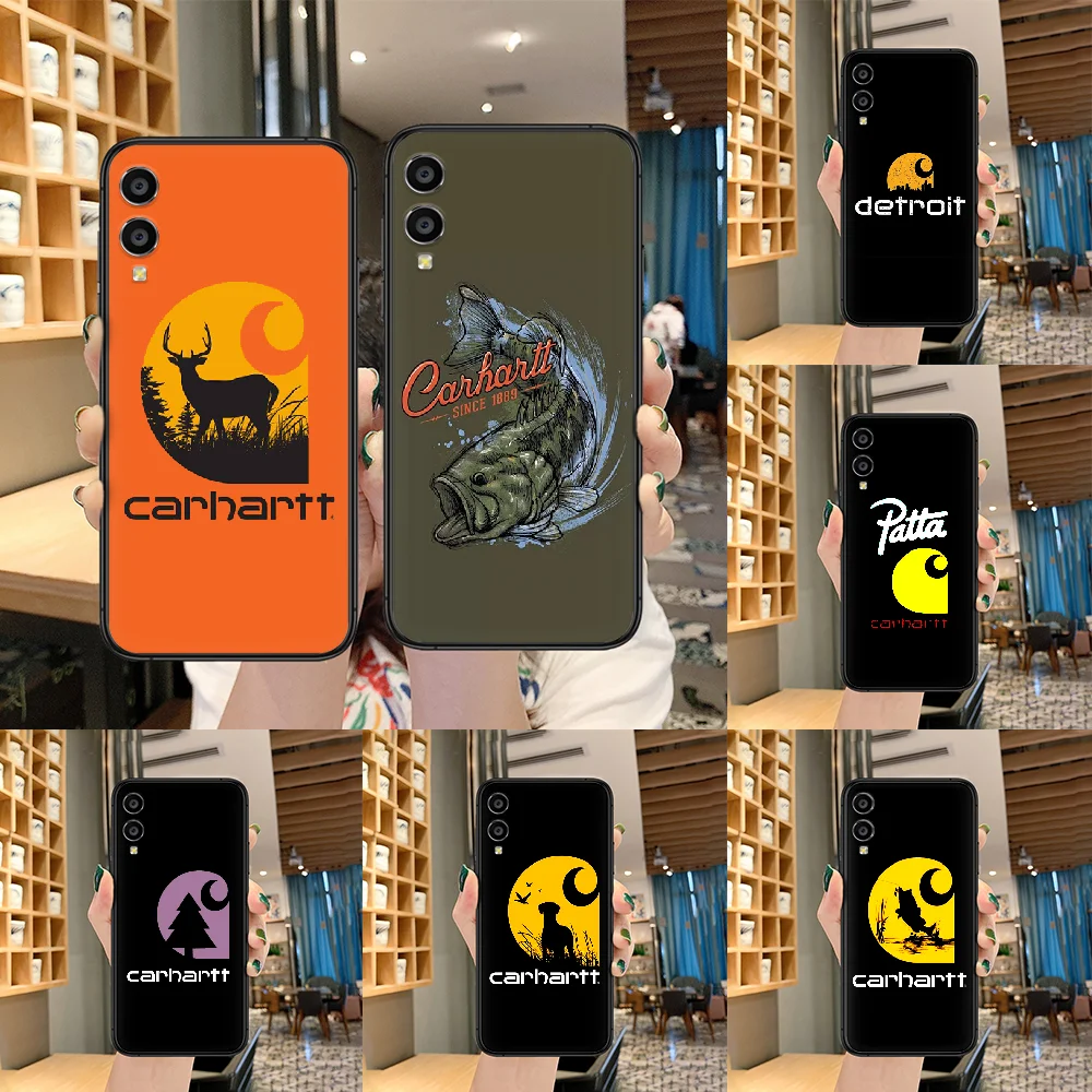 

American Brand Carhartt Phone case For Huawei Honor 10 10i 20 6A 7A 8 8A 8X 9 9X Play View 20 Lite Pro black back soft