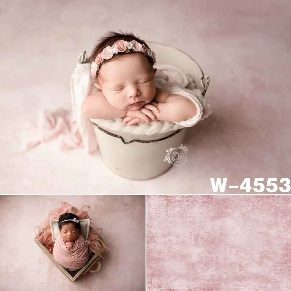 Photography Background Newborn Pink Solid Color Texture Wall Birthday Party Photo Background Baby Portraits Studio Backdrop Prop