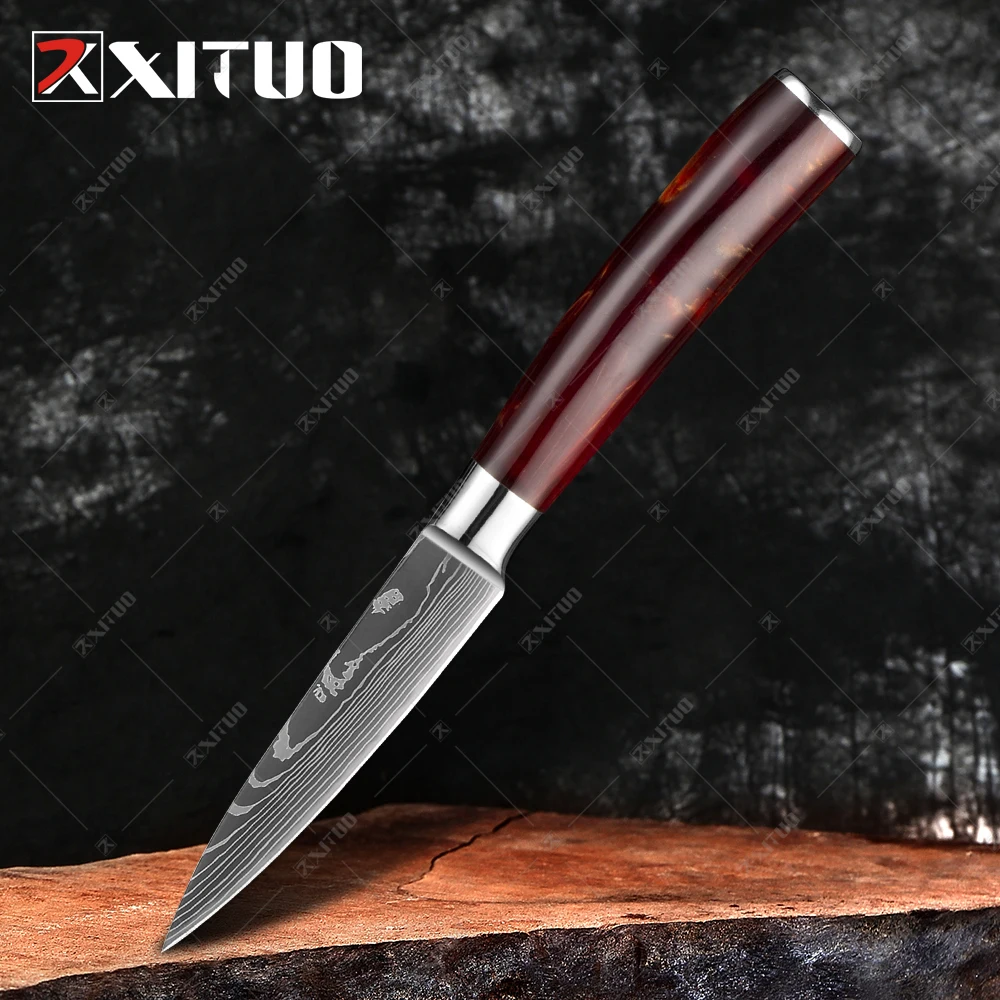 Professional 3 Inch Stainless Steel Paring Knife for Vegetables