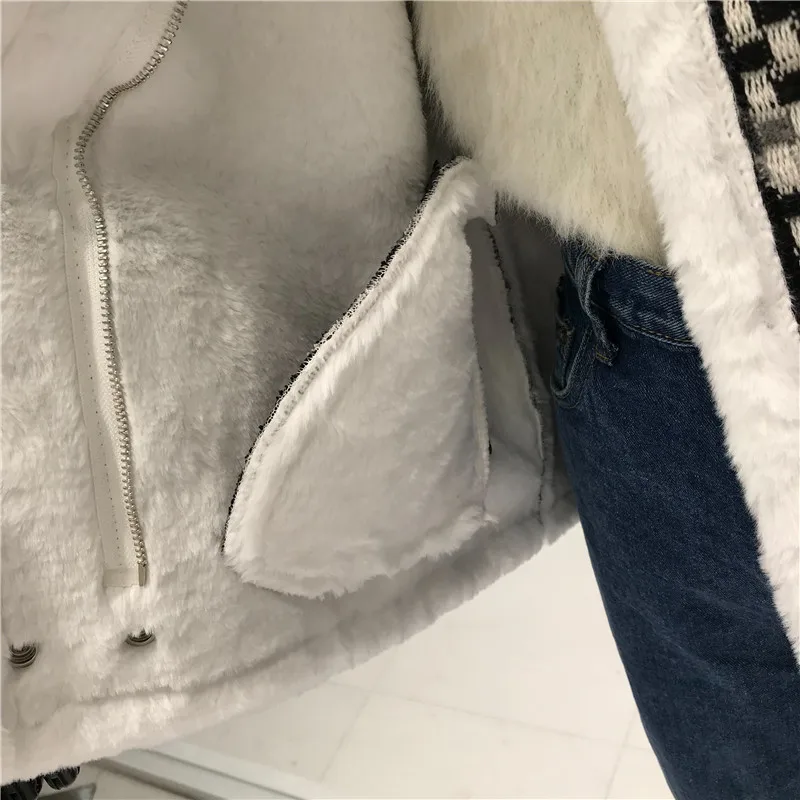 SWEETXUE женские зимние пальто шерстяное Прошитое пальто из овечьей шерсти свободное толстое теплое женское модное шерстяное пальто верхняя одежда+ сумка