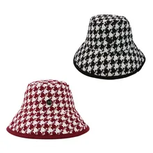 ЛИВА девушка плед ведро шапки для женщин рыбалка шапки дамы Черный Красный шапки для рыбаков