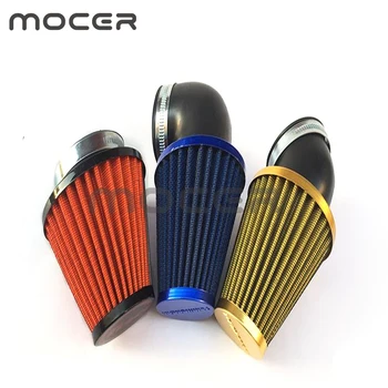 

35/38/40/42/45/48/50/52/54/58/60mm Motorcycle Air Filter ATV Scooter Pit Bike Cleaner Intake For Honda Yamaha
