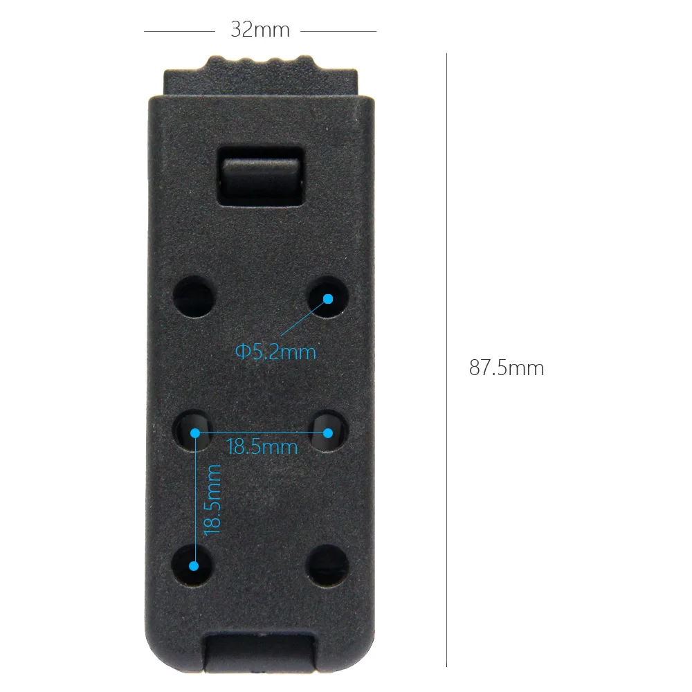 Belt Clip Small DCL Combat Loop Holster Sheath Mount With Screws Clamp for Kydex carabiner belt clip knife sheaths