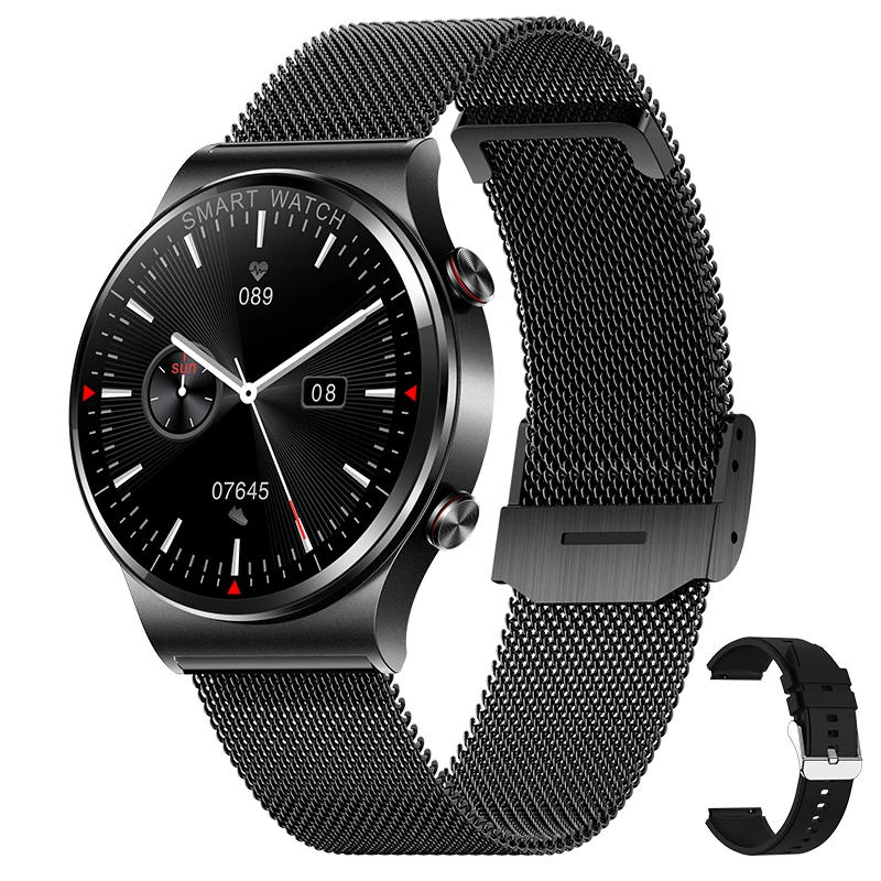 2022 New Men Bluetooth Call Smartwatch Women Man ECG+PPG color Touch Screen Sports Waterproof Music Smart Watch For Android IOS 