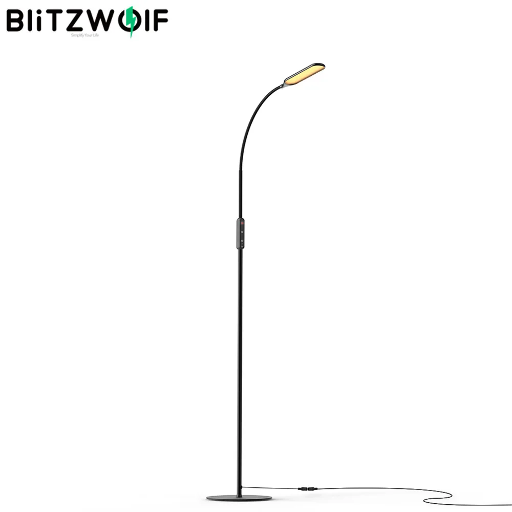 BlitzWolf BW-LT28 10W напольная Гибкая Настольная лампа с 5 уровнями яркости и