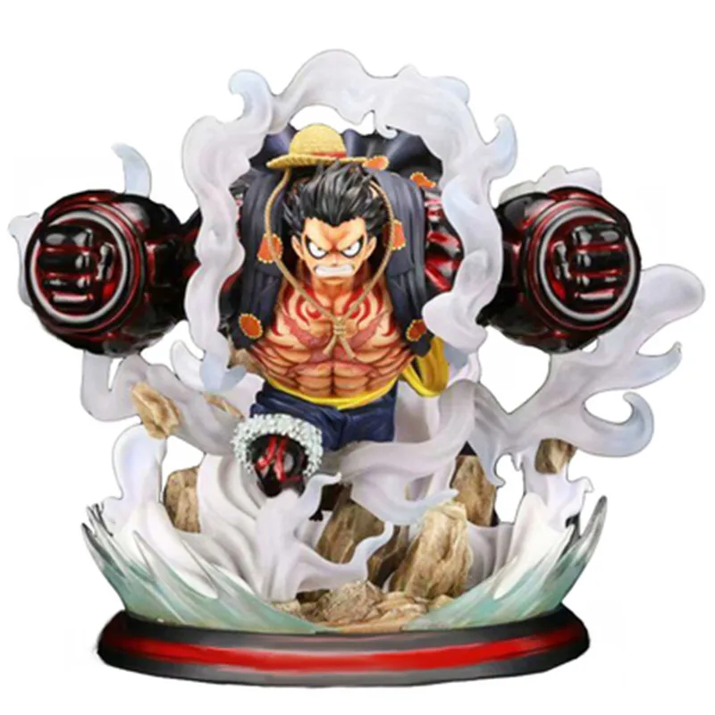 

Anime ONE PIECE Fourth Gear Luffy Lion Rocket Cannon Scenes PVC Statue Action Figure Collection Model Toy X2830