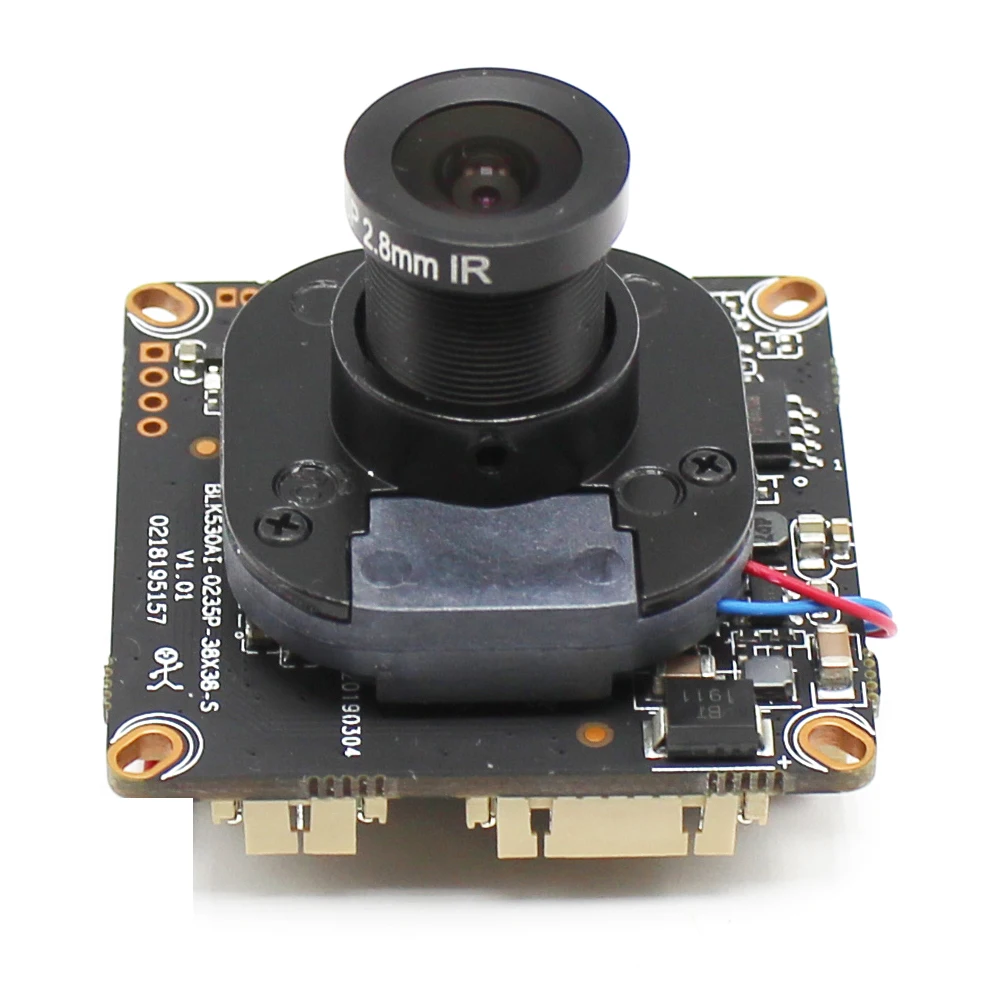 AHWVE DIY 2MP 1080P IP модуль камеры плата широкоугольный объектив RJ45 кабель 48 В POE ONVIF H.265
