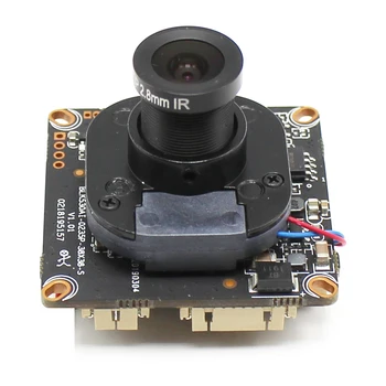 

AHWVE DIY 4MP IP Camera module Board Wide Angle Lens RJ45 Cable 48V POE ONVIF H.265 Mobile APP XMEYE Serveillance CMS 2.8mm Lens