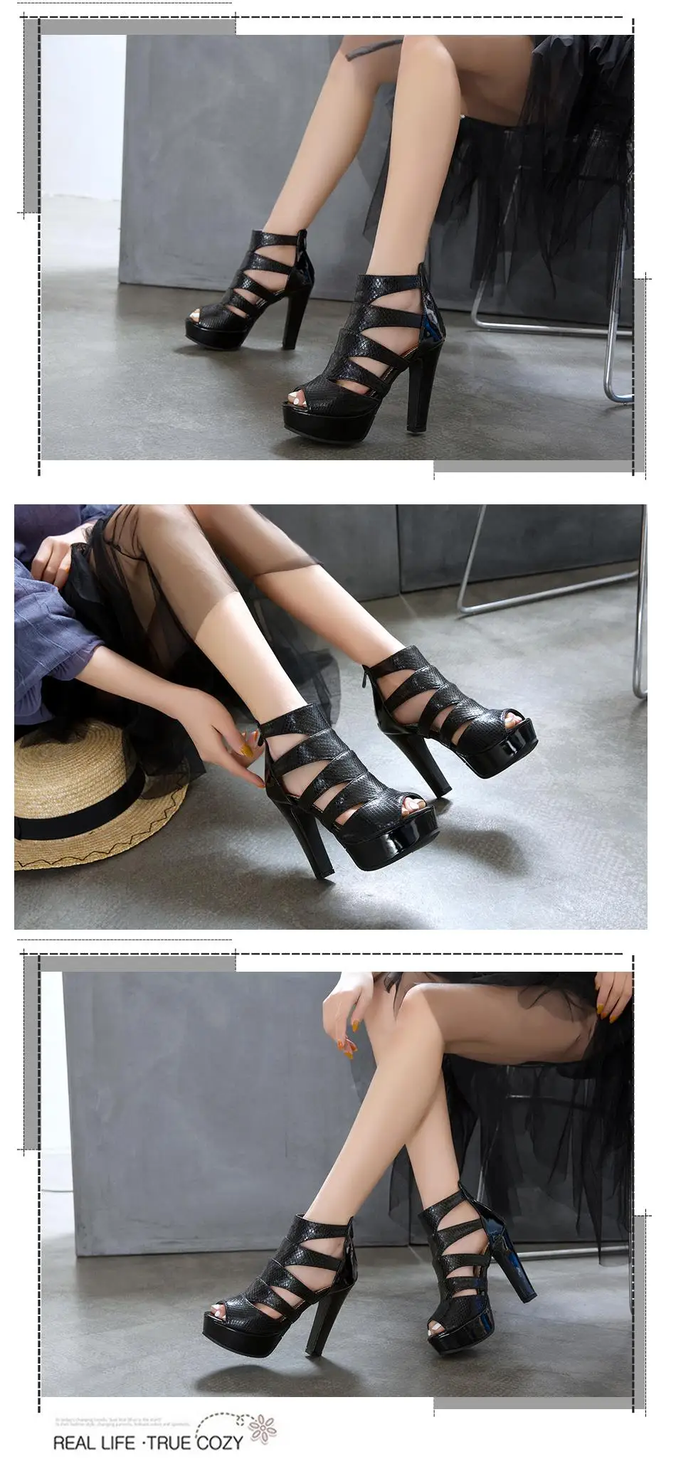 black shoes
