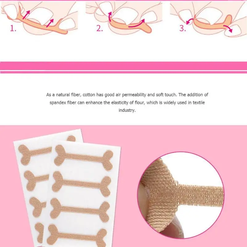 4pcs/Set Ingrown Toenail Corrector Stickers Paronychia Treatment Recover Patch Fixer Pedicure Tools Fingernail Toe Nail Care