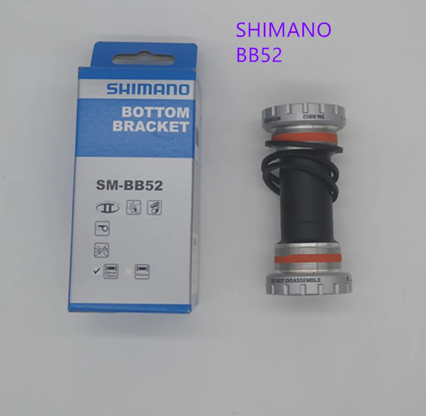 Original shimano SM BB52 Hollowtech II Mountain Bike Bottom Bracket 68/73mm bicycle bottom bracket