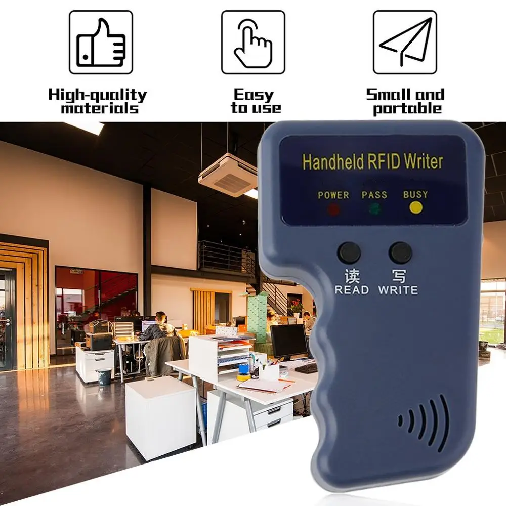 125 кГц RFID копировальный аппарат писатель Дубликатор Программист ридер+ T5577 EM4305 перезаписываемые ID Брелоки метки карты ручной