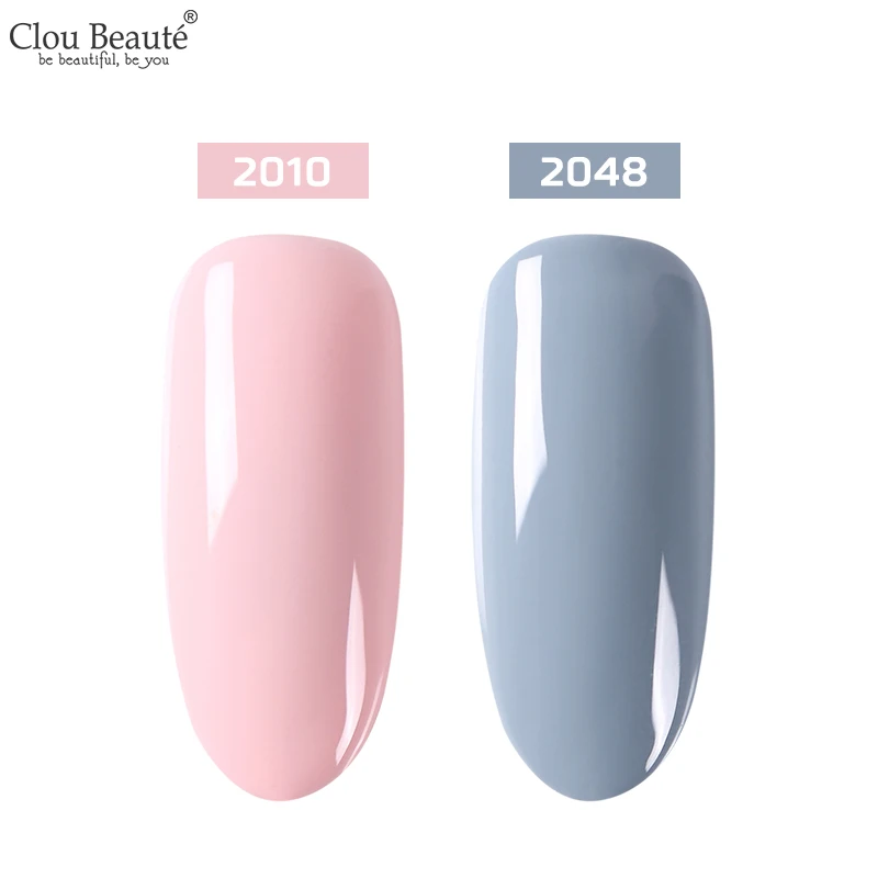 Clou Beaute набор Гель-лак УФ светодиодный лак для ногтей маникюр Vernis Полупостоянный Гибридный Гель-лак для ногтей впитывающий Гель-лак для ногтей - Цвет: 2010 2048