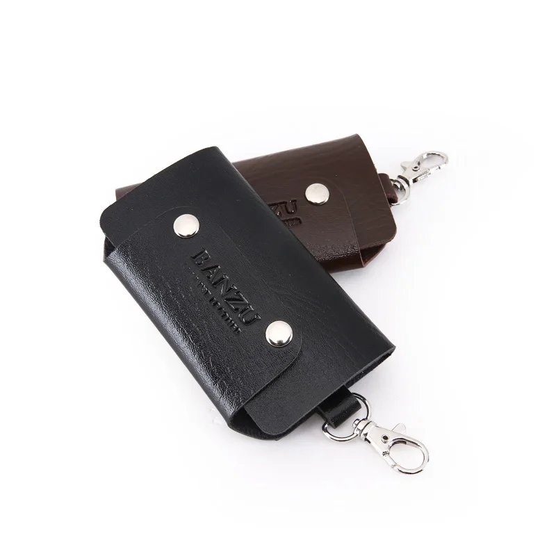 Keychain Men Wallet Pouch Organizer Key-Holder Card-Bag. Mini Women Housekeeper PU 1pcs