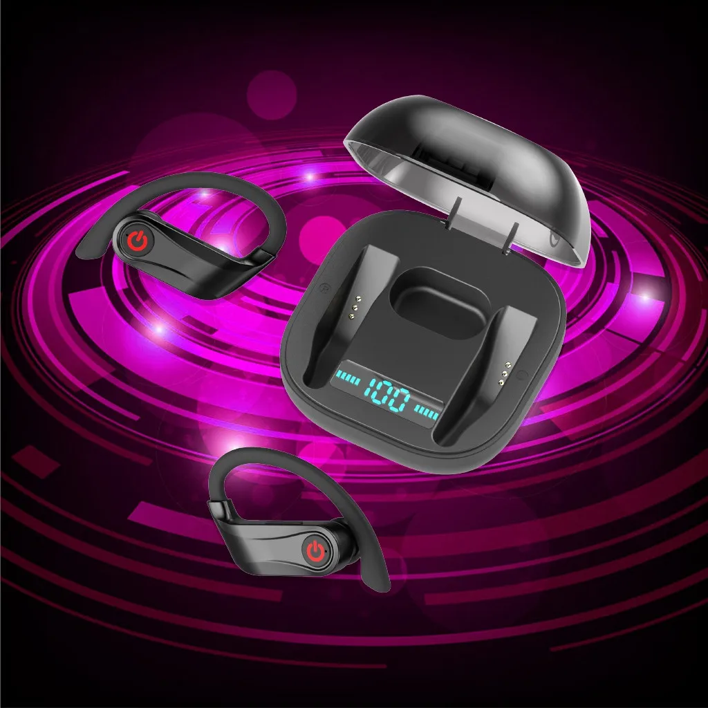 

2019 NEW HOT Wireless Earbud TWS Q62TWS v5.0 Sports Waterproof Mobile Power In-ear Headphones