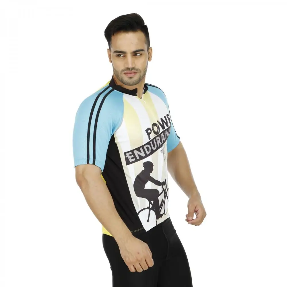 

New Men Summer Cycling Jersey Sportswear Blue Red Quick drying Bike MTB Road Mountain Race Tops Clothing Breathable