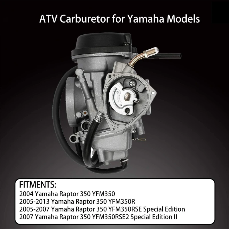 Tondeuse,Carburateur pour VTT 2004 2013 Yamahe Raptor 350 YFM350 Carbu