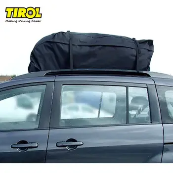 

TIROL P3 Water Resistant Roof Bag 15 Cubic Feet Roof Top Cargo Carrier for vehicles with roof rails SUV Van Cargo Box T20656b
