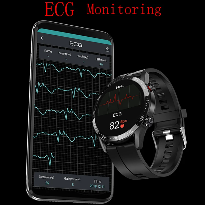 Смарт часы Bluetooth Вызов спортивные 50 м водонепроницаемый EGC монитор сердечного