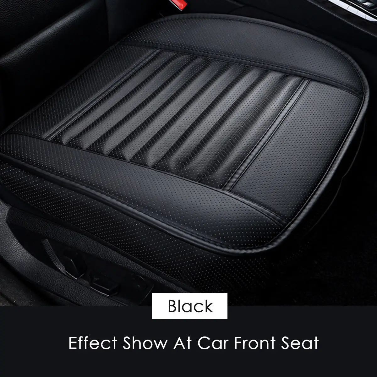 

Car Car Seat Cover PU Leather for Auto Chair Cushion Anti-slip 3D Breathable Pad 53*50*30cm