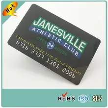 Дешевый из ПВХ золото/серебро горячего тиснения тисненой фольги печати членство имя карты