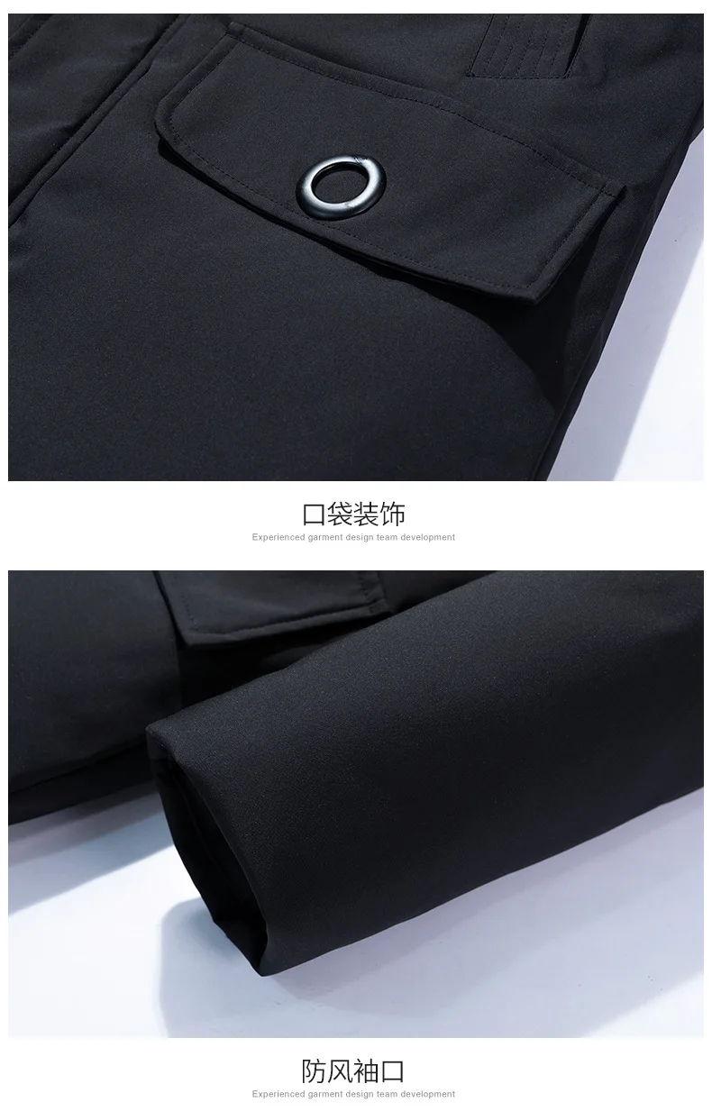 Mid-length Men's Winter New Style Cotton-padded Clothes Korean-style Trend Cotton-padded Jacket Casual Hooded Coat Handsome