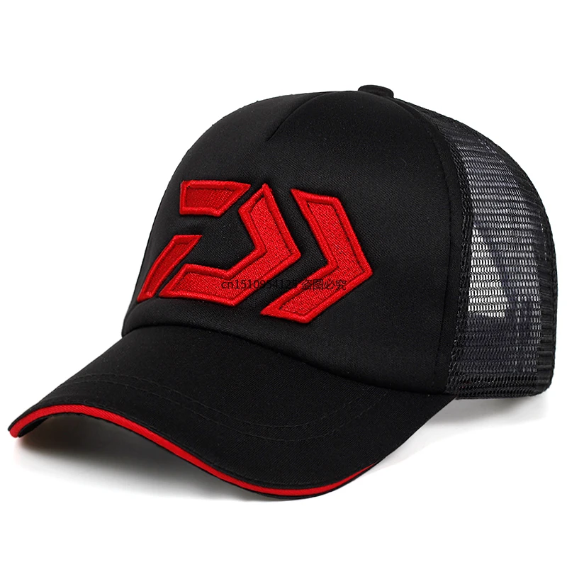 Gorra Daiwa con visera para hombre, gorro de sol con visera de malla transpirable, ajustable, con bordado, 2020