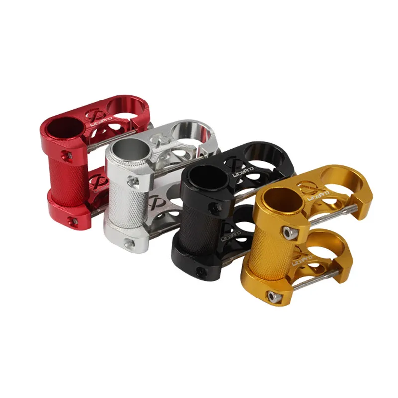 

Bicycle Double Handlebar Stem Adjustable Extender Bicycle Riser Aluminium Stem Folding Bike Tools Sport Riding Accessorie 25.4mm