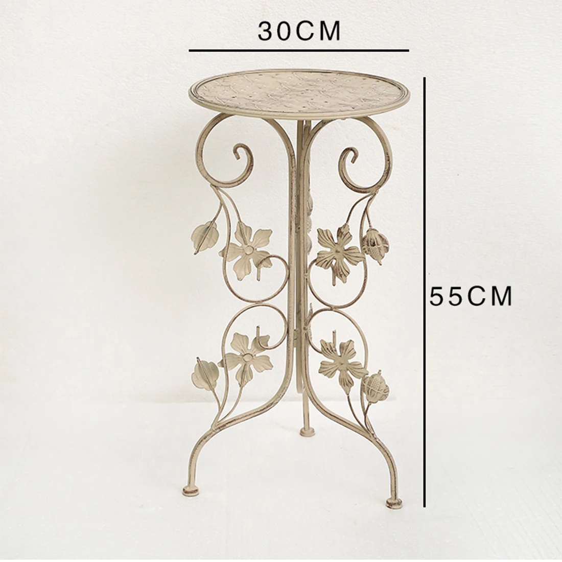 2019 New 29.5 X 29.5 X 56cm Nordic Iron Planter Holder Stand Brief Style Flower Display Stand Sofa Floor Home Garden Decor