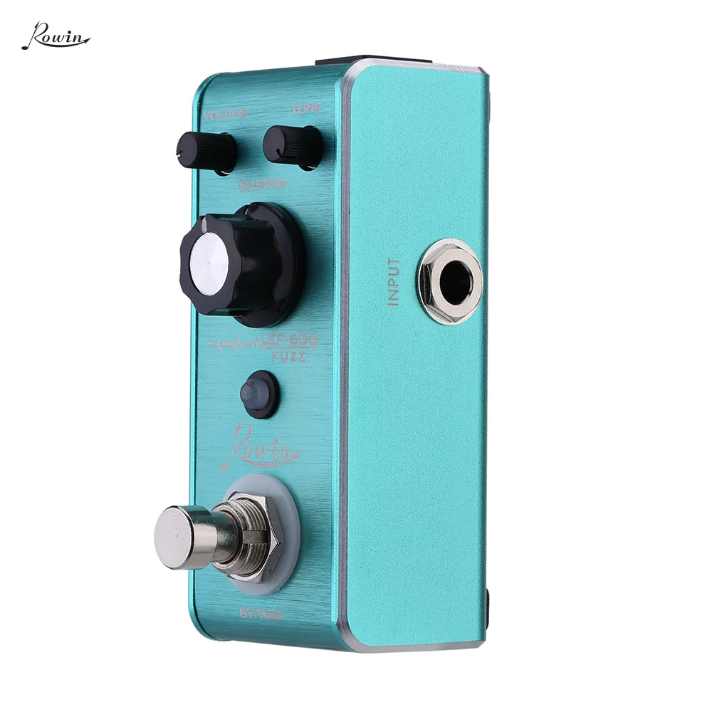 Rowin LEF-606 Fuzz педаль мини портативный гитары педаль эффектов