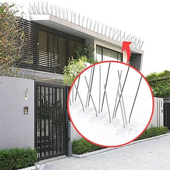 

Stainless Steel Dove Repellent Bird Deterrent A2 Stainless Steel Anti-Ultraviolet Defender Fence Barbed Arrow Destroyer