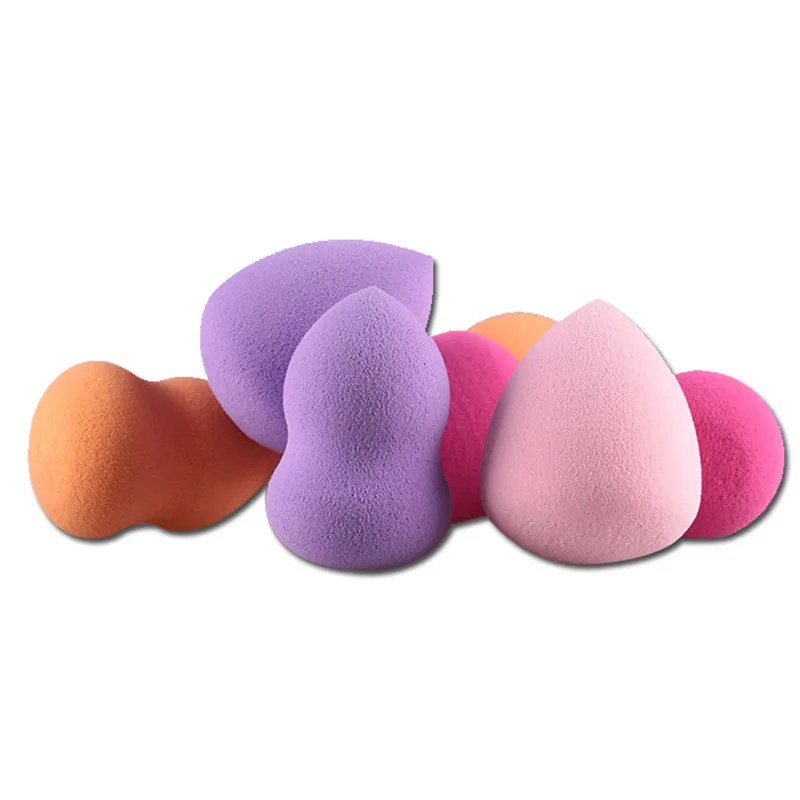 6 шт. губка для макияжа Капля воды Тыква пуховка для Макияжа Косметический спонж блендер набор Puf Гидрофильная Пудра основа губка для лица Новинка