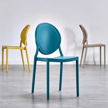

Nordic INS PP Plastic Chair Restaurant for Dining Chair Modern Restaurant Home Kitchen Living Room Meeting Plastic Dining Chair