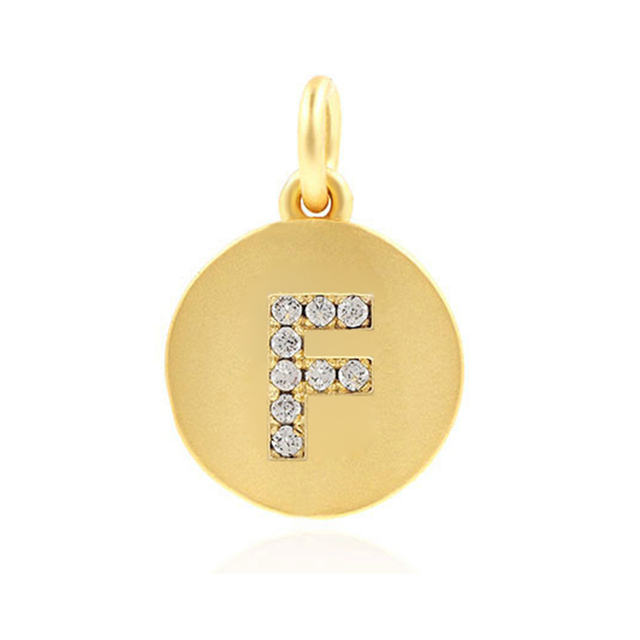 Letter Charms for Jewelry Making Supplies Charm Accessories Finding Diy Bracelet Necklace Earring copper Mosaic CZ 1pcs