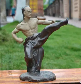 

Japanese samurai character ceramic arts decoration martial arts school Furnishing articles Statue art Sculpture Crafts