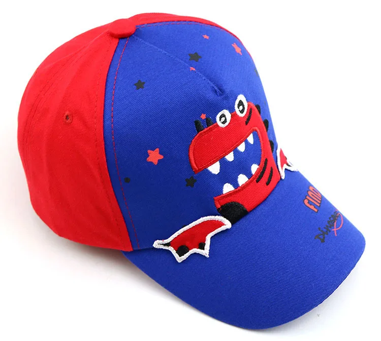 Детская бейсбольная кепка с динозавром, шляпа бренда Gorra Malla Snapback, шапки с животными для девочек и мальчиков, кепки с драконом, 50-54 см, Y040
