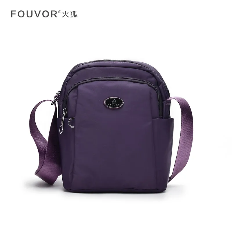 Fouvor Fashion Waterproof Shoulder Bag Nylon Oxford Small Bag For Women Simple Wild Canvas Casual Messenger Bag 2786-06