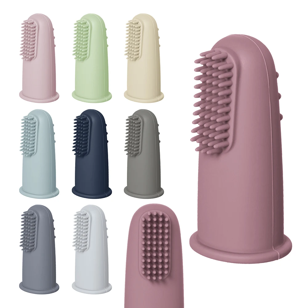 Baby Soft Finger Toothbrush BPA Free Silicone Infant Tooth Teeth Clean Brush Food Grade Bebes Oral Health Care |