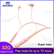 Беспроводные Bluetooth наушники, спортивные наушники с микрофоном, TF карта, стерео наушники, гарнитура для iPhone, Android, телефонов, ноутбуков